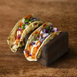 Buffalo Chicken Chapati Tacos